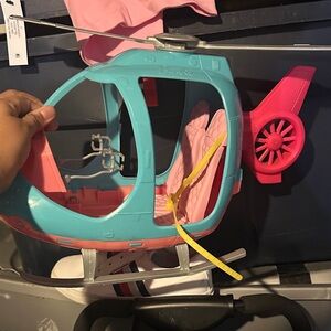 Barbie Pink and Blue Helicopter